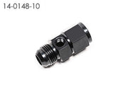 Radium AN Male to Female Fitting w/Inline 1/8" NPT Female Port  - Radium Engineering | Coore Australia
