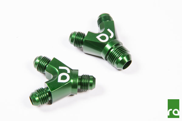 Radium AN Y Adaptor Block Fitting  - Radium Engineering | Coore Australia