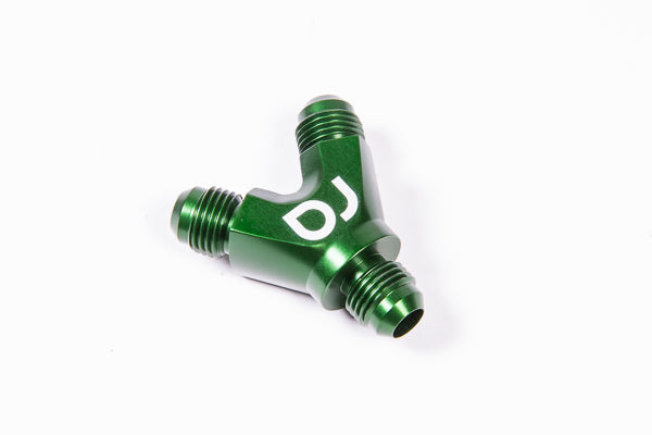 Radium 6AN to 2 x 6AN Y Adaptor Block Fitting