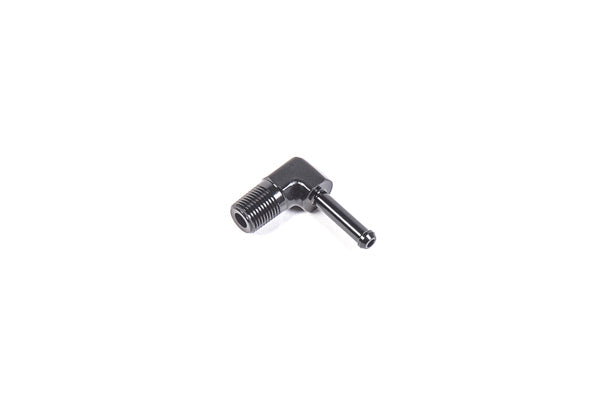 Radium 1/8" NPT Male to 3/16" Barb 90 Degree (4.8mm)  - Radium Engineering | Coore Australia