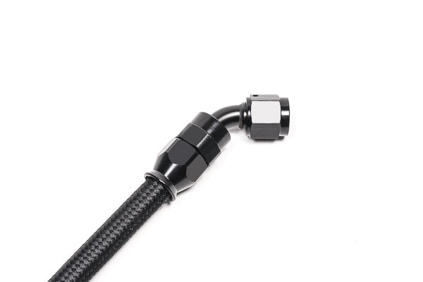 Radium 6AN PTFE Hose End Black 90 Degree