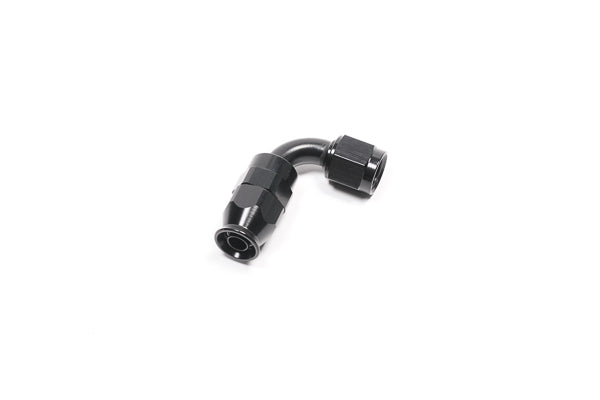 Radium 6AN PTFE Hose End Black 90 Degree