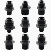 Radium AN ORB to Male AN Flare Fitting  - Radium Engineering | Coore Australia
