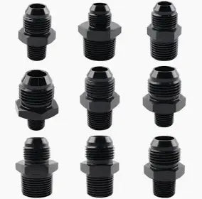 Radium AN ORB to Male AN Flare Fitting  - Radium Engineering | Coore Australia