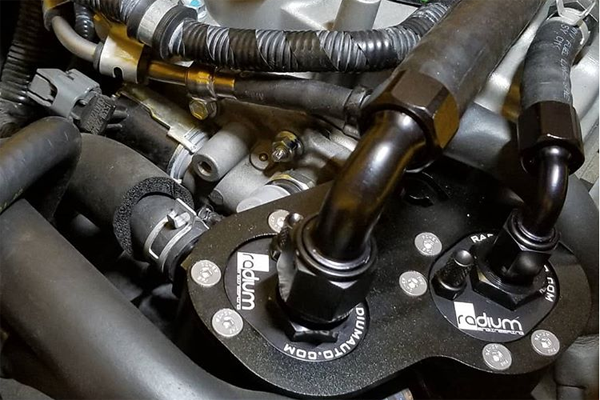 Radium Dual Fluid Lock Catch Can Kit - Lotus Elise/Exige (2ZZ-GE)