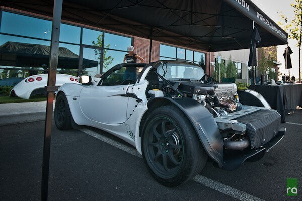 Radium Modular Rear Clam Kit Black - Lotus Elise (2ZZ-GE)