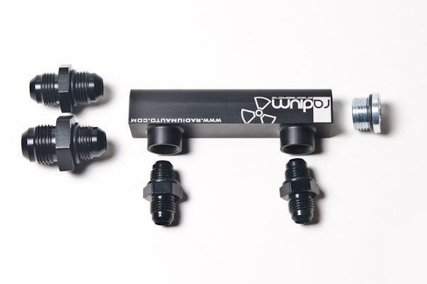 Radium 4-Port Manifold, Universal  - Radium Engineering | Coore Australia