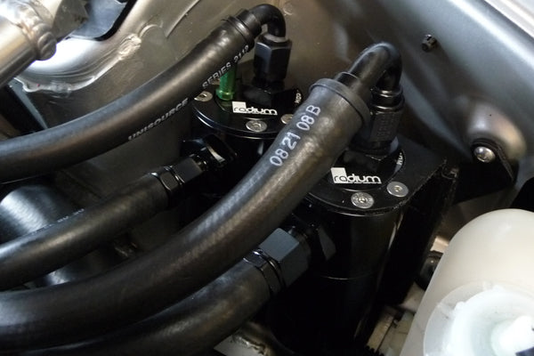 Radium Dual PCV/Crankcase Fluid Lock Catch Can Kit - Honda S2000 AP1/AP2 99-09