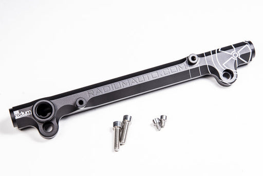 Radium Black Fuel Rail Only - Mitsubishi Evo X  - Radium Engineering | Coore Australia