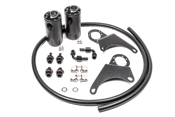 Radium Dual Fluid Lock Catch Can Kit - Mitsubishi Evo 7-9