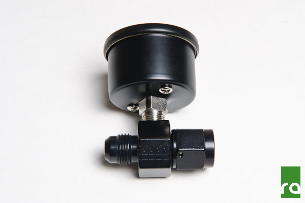 Radium Fuel Pressure Gauge w/ 6AN Inline Adapter  - Radium Engineering | Coore Australia
