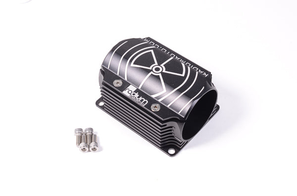 Radium Fuel Filter Clamp 60mm w/Heat Exchanger  - Radium Engineering | Coore Australia