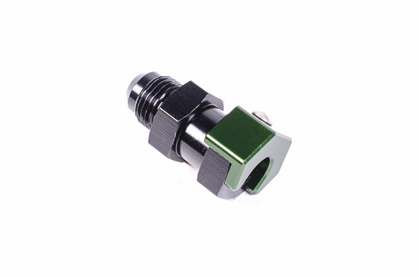 Radium 5/16" SAE Female EFI Quick Connect to 6AN Male Straight Low Profile Fitting