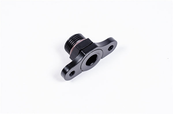 Radium FPR Adaptor 8AN ORB, 11mm Bore, 39mm Spacing, M6 - Subaru WRX STI 01-07/Mitsubishi Evo X/Mazda MX-5/Toyota 2JZ  - Radium Engineering | Coore Australia