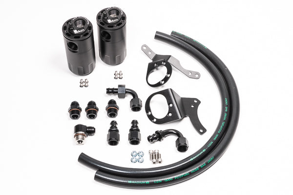 Radium  Fluid Lock Dual Catch Can Kit - Ford Mustang GT 15-17  - Radium Engineering | Coore Australia