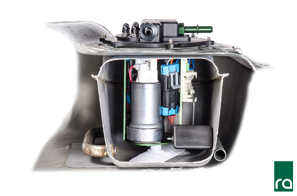 Radium Fuel Pump Hanger Suit AEM 50-1220, No Pumps - Mitsubishi Evo 7-9