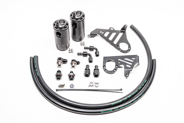 Radium Dual Catch Can Kit, 15-18 Ford Focus St, Fluid Lock  - Radium Engineering | Coore Australia