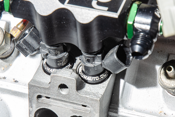 Radium Top Feed Conversion Primary Fuel Rail - Mazda RX-7 FD/Cosmo (13B)