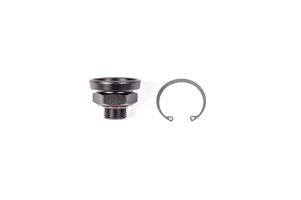 Radium FPD Adapter 8AN ORB / 27mm Bore - Nissan 350Z 07-09/370Z/Skyline V36/Infiniti G35/G36 V36 (VQ35HR/VQ37VHR)  - Radium Engineering | Coore Australia