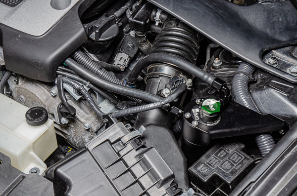 Radium Dual Fluid Lock Catch Can Kit - Nissan 370Z Z34 09-21