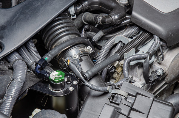 Radium Dual Fluid Lock Catch Can Kit - Nissan 370Z Z34 09-21  - Radium Engineering | Coore Australia
