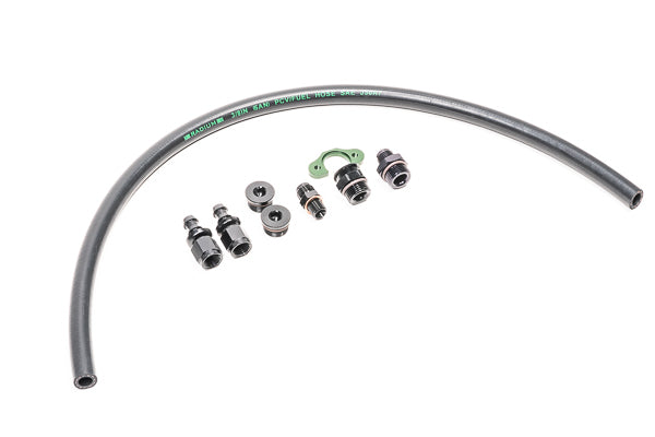 Radium Fuel Rail Plumbing Kit - Mitsubishi Evo 1-3/Galant VR4 (4G63)  - Radium Engineering | Coore Australia