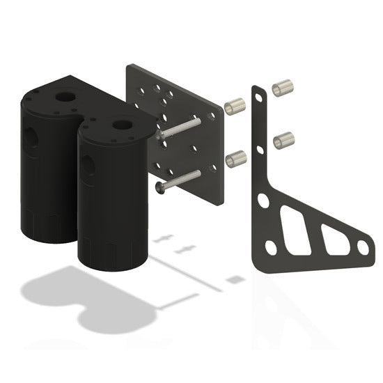 Radium Dual Fluid Lock Catch Can Kit w/RHD Bracket - Subaru WRX 08-14/STI 08-21