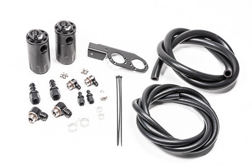Radium Dual CCV/PCV Fluid Lock Catch Can Kit - Nissan 350Z Z33 Radium Dual CCV/PCV Fluid Lock Catch Can Kit - Nissan 350Z Z33