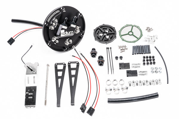 Radium Fuel Pump Hanger Suit Walbro 460 E85, No Pumps - Nissan 180 SX, Silvia S13/Skyline R32 GTS, GTS-T