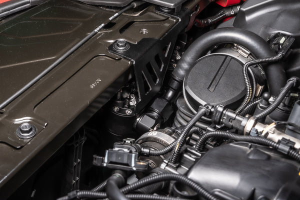 Radium Dual PCV/CCV Fluid Lock Catch Can Kit - Toyota Supra A90 19+  - Radium Engineering | Coore Australia