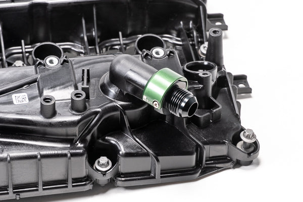 Radium Valve Cover Vent to 10AN Male Straight Fitting - BMW M140i/M240i/340i/440i (B58)