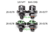 Radium V2 FPD-R Fuel Pulse Dampener - 8AN ORB  - Radium Engineering | Coore Australia