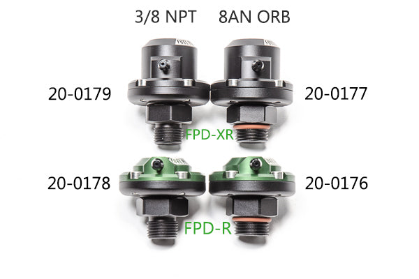 Radium V2 FPD-R Fuel Pulse Dampener - 8AN ORB  - Radium Engineering | Coore Australia