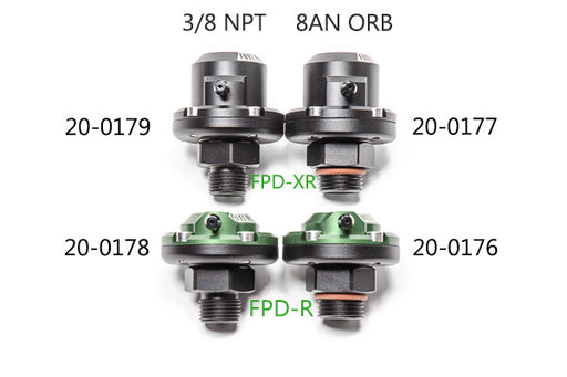 Radium V2 FPD-R Fuel Pulse Dampener - 8AN ORB  - Radium Engineering | Coore Australia