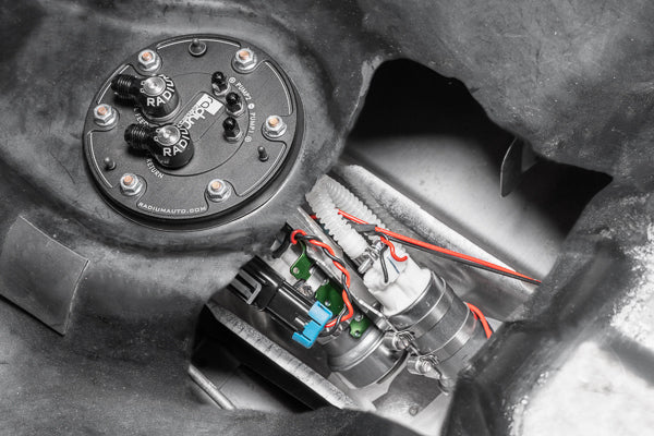 Radium Dual Fuel Pump Hanger Add On Suit Walbro GSS342/AEM 50-1200 - Honda Civic EG EK 92-00/Integra DC2 94-01