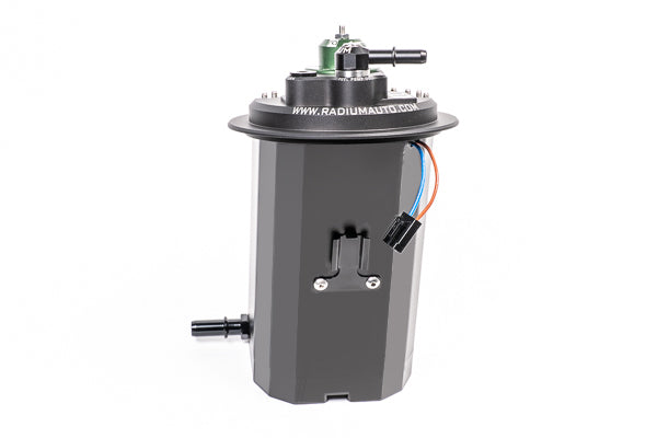 Radium Fuel Pump Hanger w/FPR Suit Walbro 460/525 E85 No Pumps Included - Ford Mustang S197/S550 11+