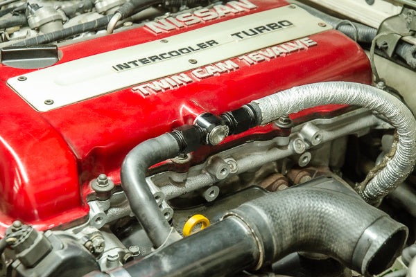 Radium 10AN Male Press-Fit Fitting - Nissan S13 SR20DET Exhaust  - Radium Engineering | Coore Australia