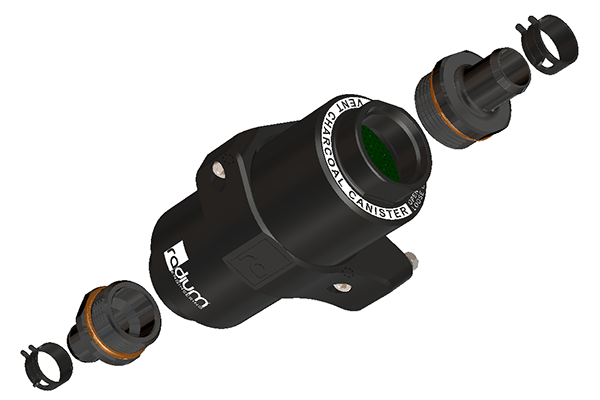 Radium Fuel Vent Charcoal Canister Service Kit for 20-0828 20-0828 - Radium Engineering | Coore Australia