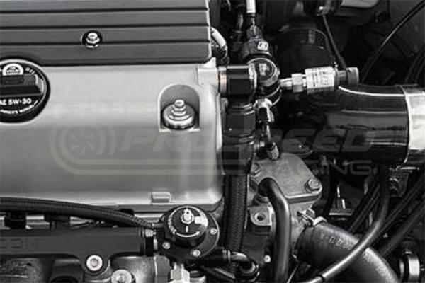 Radium 10AN Male Press-In Valve Cover Fitting - Honda Civic/Integra/Accord (K Series)