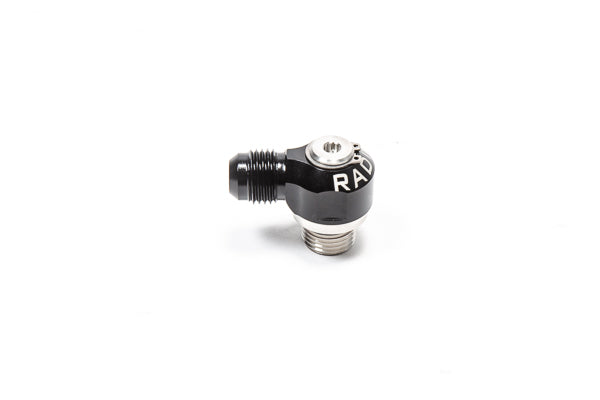 Radium V2 AN ORB to AN Male Flare Low Profile Swivel Banjo Fittings  - Radium Engineering | Coore Australia
