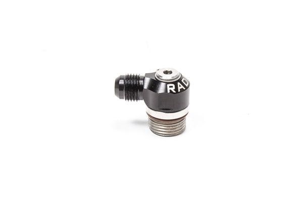 Radium V2 8AN ORB to 6AN Male Flare Low Profile Swivel Banjo Fitting