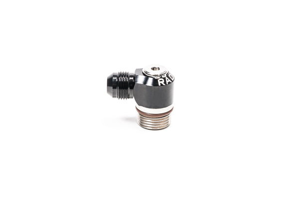 Radium V2 AN ORB to AN Male Flare Low Profile Swivel Banjo Fittings  - Radium Engineering | Coore Australia