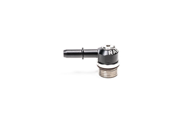 Radium V2 AN ORB to SAE Male EFI Quick Connect Low Profile Swivel Banjo Fitting  - Radium Engineering | Coore Australia