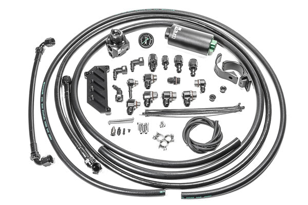 Radium Fuel Pump Hanger Plumbing Kit w/Microglass 6 Micron Filter - Mazda MX-5 NA/NB 89-05