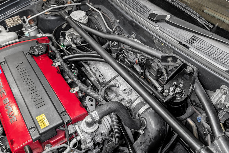 Radium Fluid Lock Catch Can Kit, Mitsubishi EVO 4-6  - Radium Engineering | Coore Australia