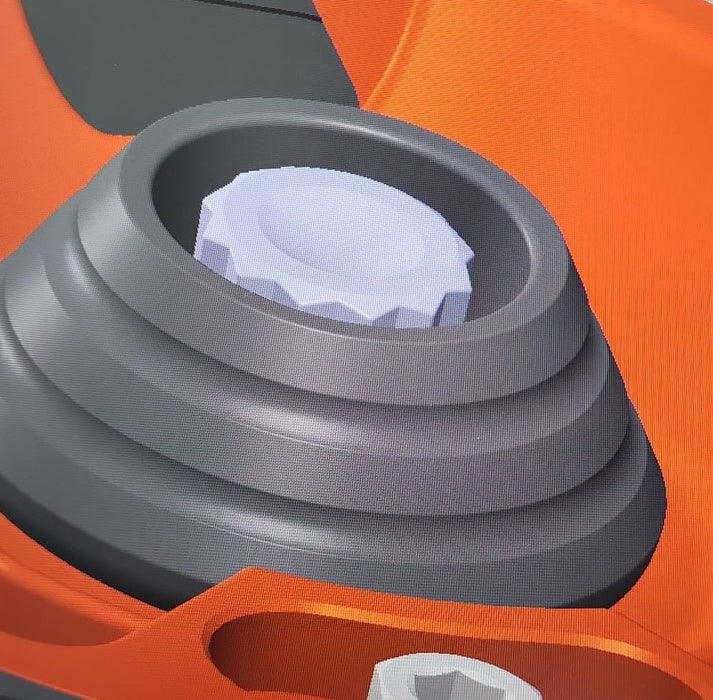 PRP Titanium Cam Gear Bolt and Retainer - Mitsubishi 4G63