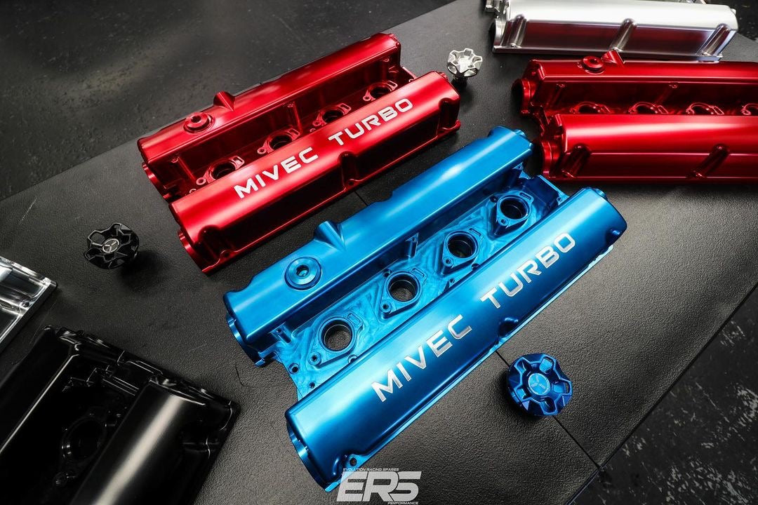 PRP Billet Cam Cover Kit - Mitsubishi Evo 4-9 4G63 — Platinum