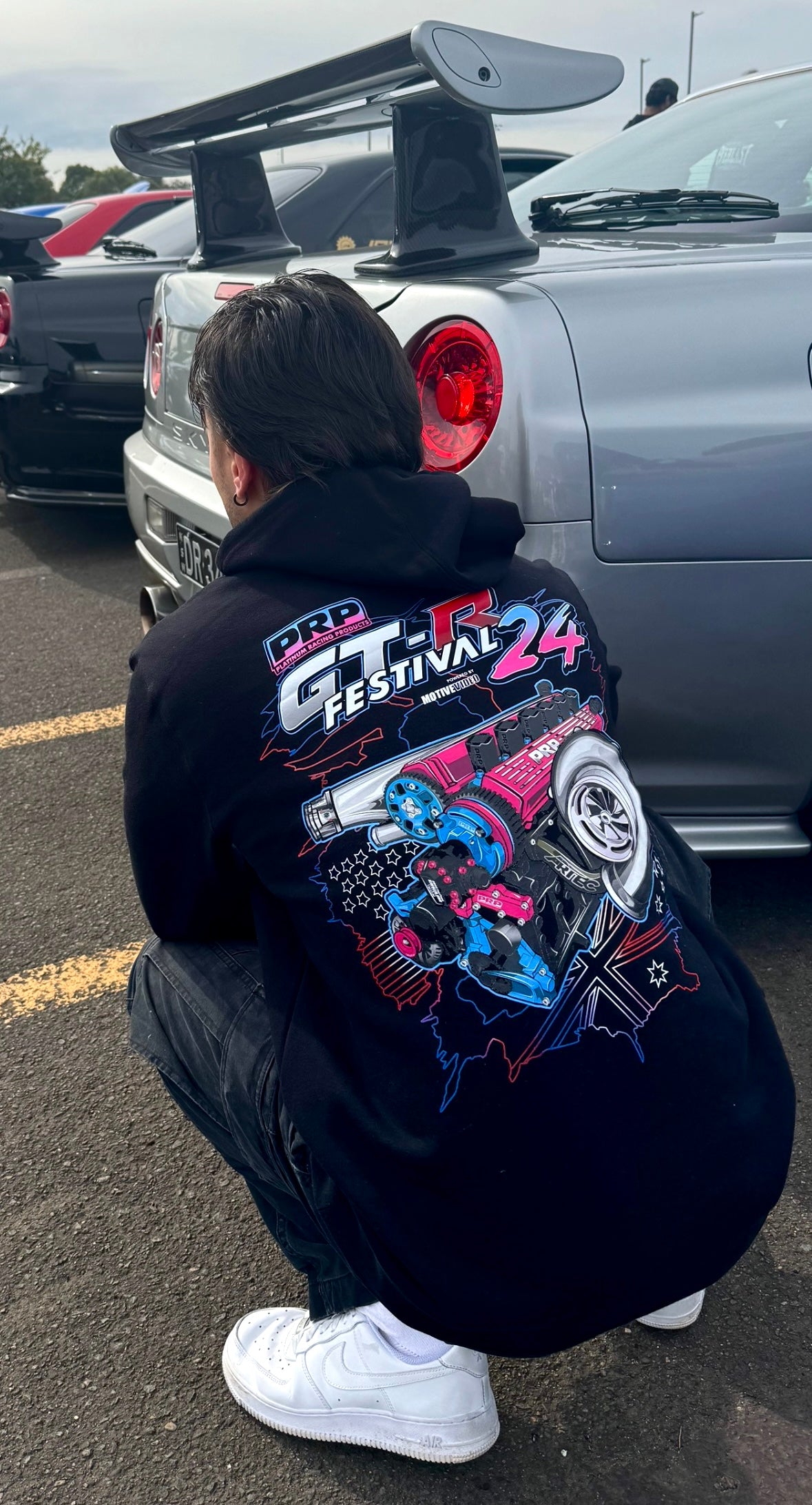 PRP Limited Edition 2024 GT-R Festival Flag Hoodie — Platinum