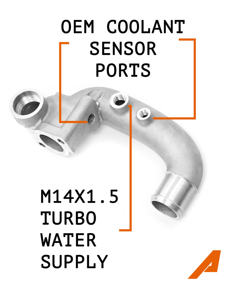 Toyota 2JZ-GTE Upper Water Outlet Pipe