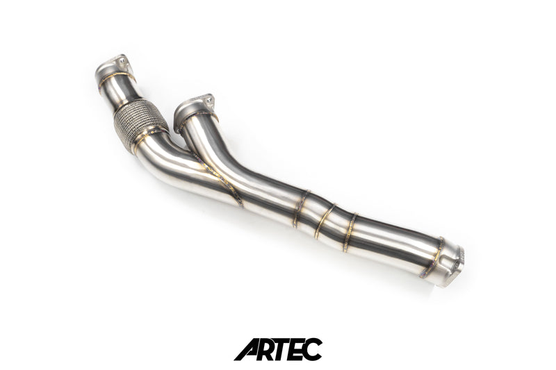 Nissan RB26DETT Twin 3.5" Stock Frame Front Pipe